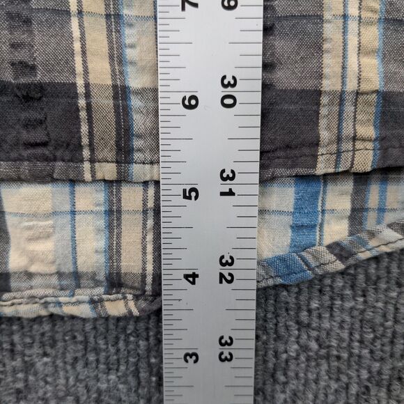 Moose Creek Button Up Shirt Mens Size 2XL Short Sleeve Multicolor Plaid Cotton - Picture 10 of 11